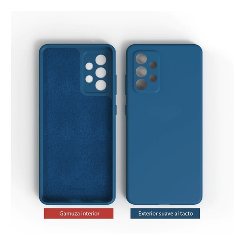 Imagen 2 de 7 de Funda Silicona Mate Gamuza + Vidrio Full Para Moto G30 G20