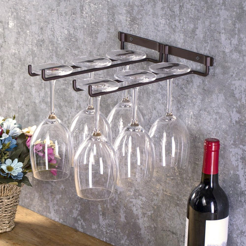 Estante Colgante De Metal Para Tazas De Vino, Barra, Copa Do