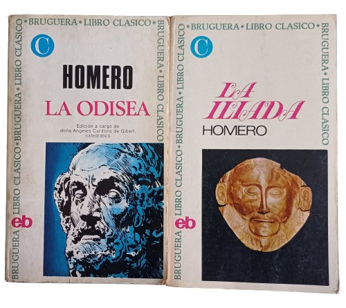 Set 2 Libros La Iliada Y La Odisea - Homero - Envio Incluido