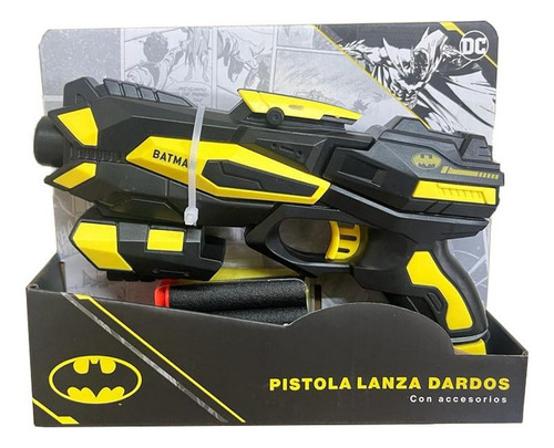 Pistola Batman Dc Lanza Dardos Cod 52819                    