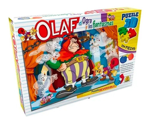 Olaf El Ogro Puzzle Reversible 3d 204 Pzs. 233