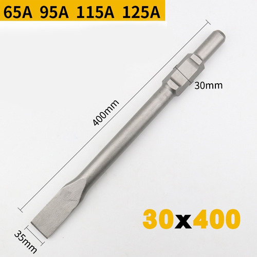 2pc Cincel De Hormigón De 1-1/8 Hexágono 40cm