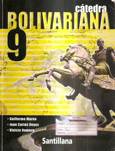 Cátedra Bolivariana 9 Santillana