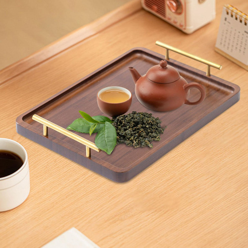 Bandeja De Madera Para Servir, Bandeja Para Mesa De 40x30cm