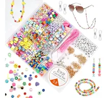 Comprar Austy 1042 Pcs Diy Pulsera Cuentas De Letras Kit De Cuentas 