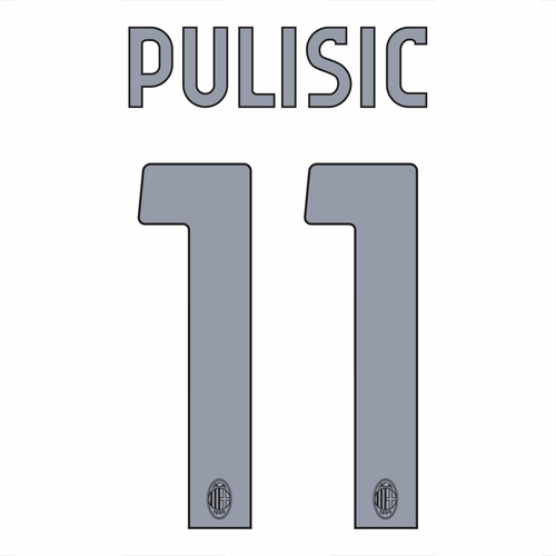 Estampado Nombre Numero Pulisic 11 Milan  2024 (no Camiseta)