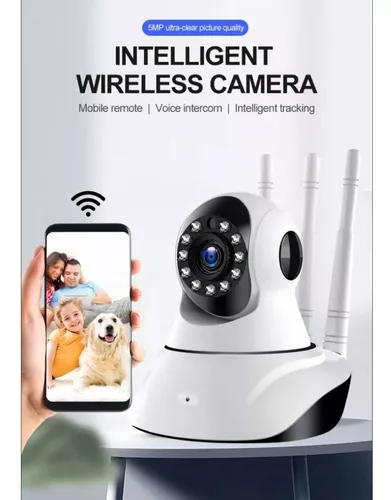 Camara Ip Wifi Hd Motorizada Vision Nocturna 360°