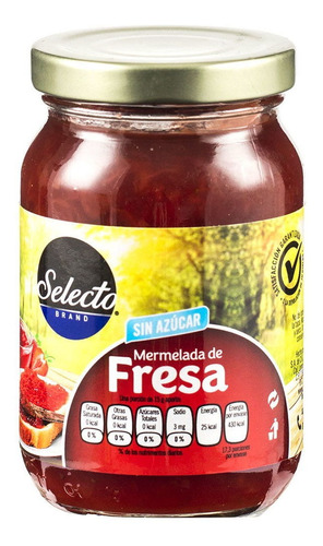 Mermelada De Fresa Selecto Brand 260g