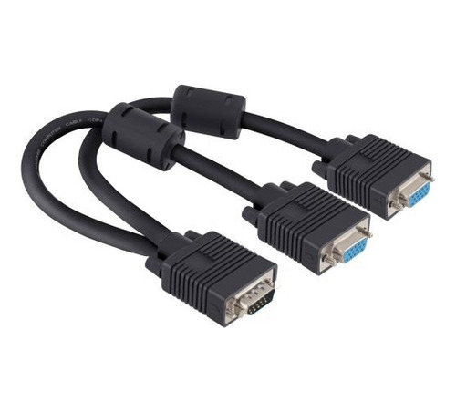 Gio Cable Duplicador Splitter Vga Doble Monitor Laptop Pc