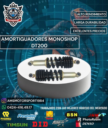 Amortiguadores De Monoshop Dt200