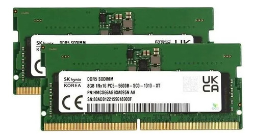 Memoria Ram Hynix Ddr5 8gb 5600hz Para Portatil