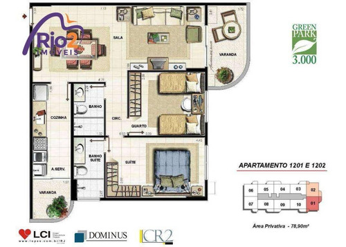 Imagem 30 de 30 de Cobertura Com 3 Dormitórios À Venda, 147 M² Por R$ 1.190.000,00 - Rio 2 - Rio De Janeiro/rj - Co0020