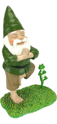 Zen Gnome Y Zen Frog - Pose De Árbol - Tranquilidad Y ...