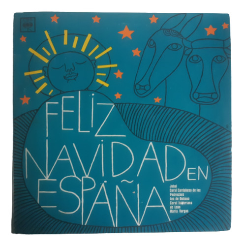 Disco Lp Feliz Navidad En España / Corales / Sello Cbs