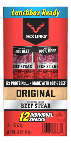 Jack Links Premium Cuts - Filete De Carne Original, Tiras -