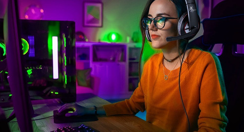 Imagen 2 de 2 de Audífono Gamer Xtech Kalamos Usb Estéreo Itech*