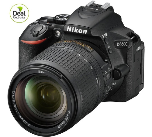 Nikon D5600 W/18-55mm Af-p Vr (black) Iva Incluido Nueva