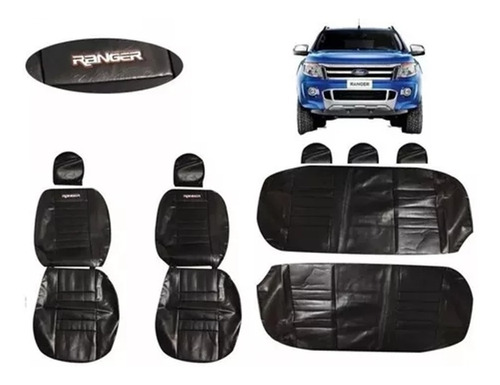Funda Para Asiento Ford Ranger 2013 Doble Cab. Tras. Entero