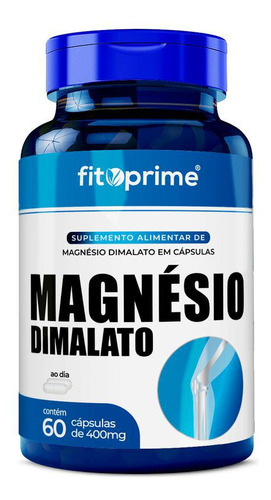 Magnésio Dimalato 400g Com Cápsulas Fitoprime