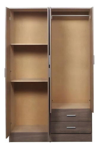 Placard Ricchezze Tana Plus 1.13 M Moccha 4p/2c 182x113x47 Color Marrón