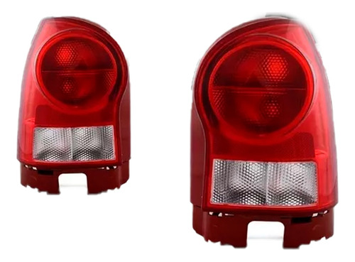 Faro Trasero Vw Gol G4 06/14 Base Rojo Cretroceso Cristal