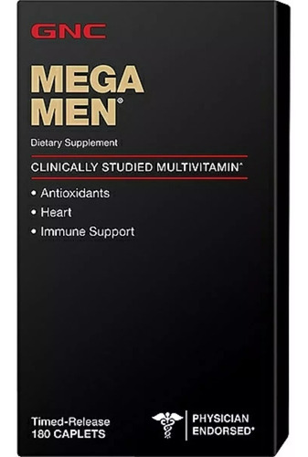 Multivitaminico Mega Men 180 Tabletes Gnc - P.entrega !