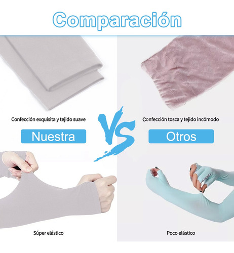Mangas Protectoras Compresión Brazo Protección Solar Uv 6pcs Negro Gris Blanco
