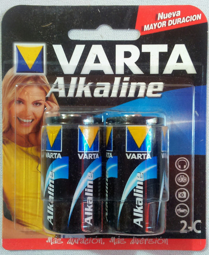 Bateria Varta Alkalina 1.5v Tipo C - Pila Alcalina Lr14