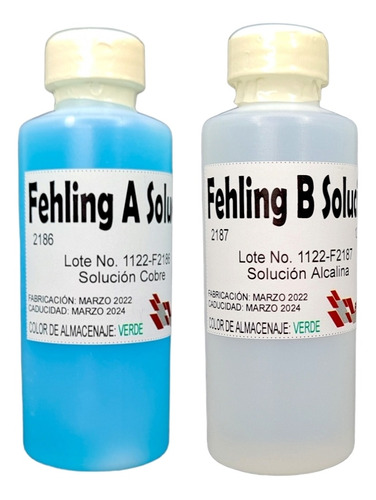 Fehling A 125ml Y Fehling B 125ml Marca Fagalab