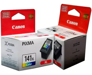 Combo Cartucho Tinta Canon 1 Negro Pg-140xl 1 Color Cl-141xl