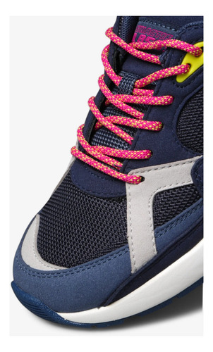 Zapatillas Le Coq Sportif Lcs R850 Action Negro Azul Bordo