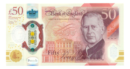 Inglaterra 50 Libras Coleccion Año 2023 Sin Circular Unc