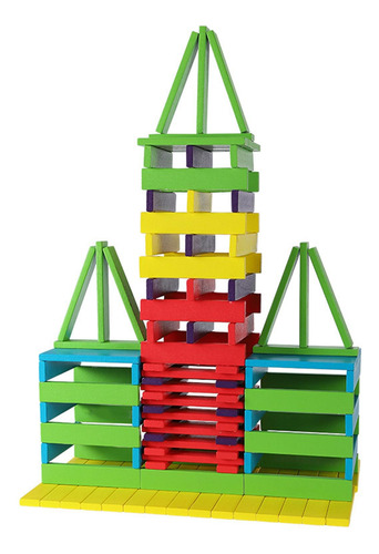 100 Uds. Juegos De Apilamiento De Madera Juegos De Mesa De