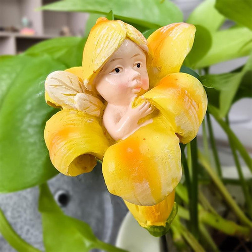 Fairy Plant Bot Stakes Decoraciones De Jardín Adornos