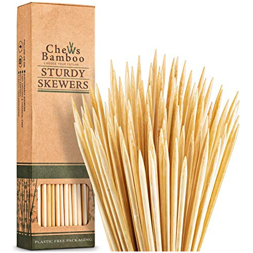 Palillos De Bambú Chews, De 6 Pulgadas Y 4 Mm De Groso...