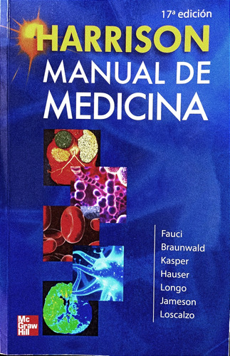 Harrison Manual Medicina 17aedición  Mcgraw-hill Tomo Único 