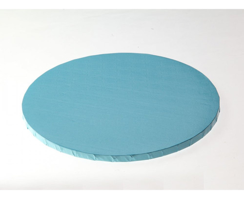 Disco Drum Azul Celeste  Para Torta 30 Cm 