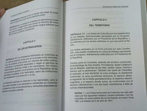 Constitución Política De Colombia / Actualizada