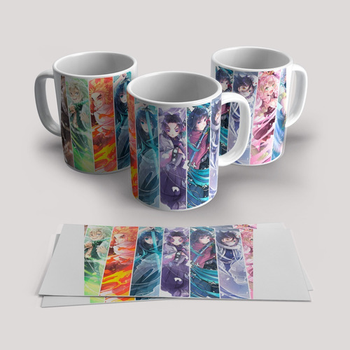 Taza O Tazon Anime Demon Slayer - Kimetsu No Yaiba 1 + Caja