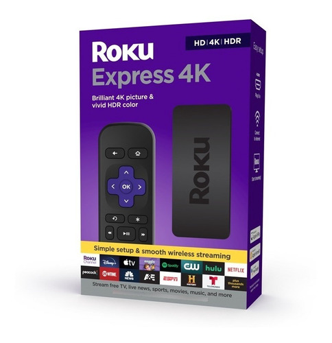 Roku Express 4k+ Smart Tv Box 3941r 2021  Nuevo Original
