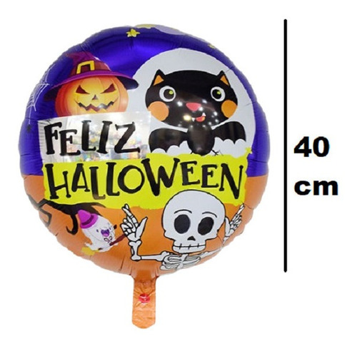 Globos Decoracion Halloween Fantasma Vampiro Telaraña Jack