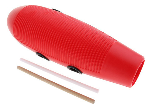 W Plástico Guiro Scraper Instrument Sonido Percusión Musical