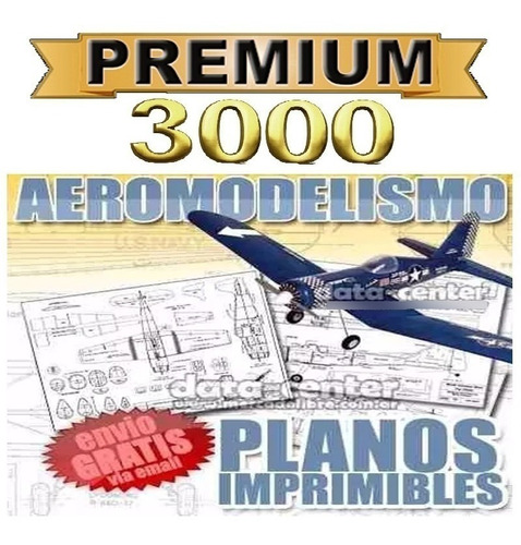 3000 Planos Aeromodelismo Radiocontrol Simuladores Adhesivos