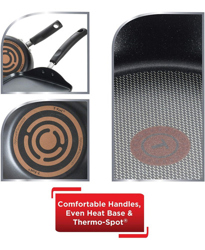 Bateria Juego Ollas Set De Sartenes Y Cacerolas Tefal