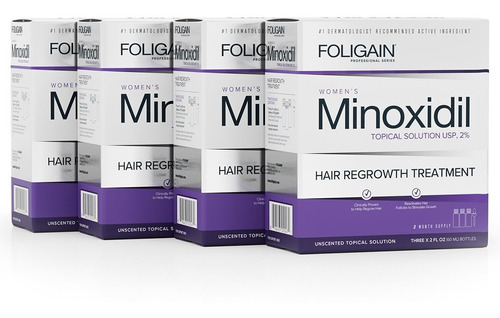 Foligain Minoxidil 2% Tratamiento Capilar Para Mujer 12 Mses