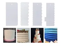 Comprar Kit De 4 Espatula Para Bolo Espátula Decorativa