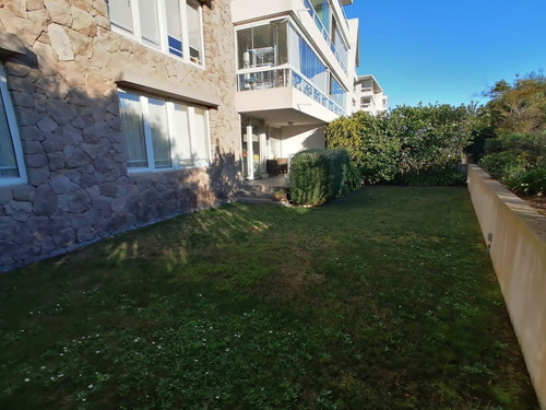 Lindo Departamento Con Jardín Privado En Reñaca