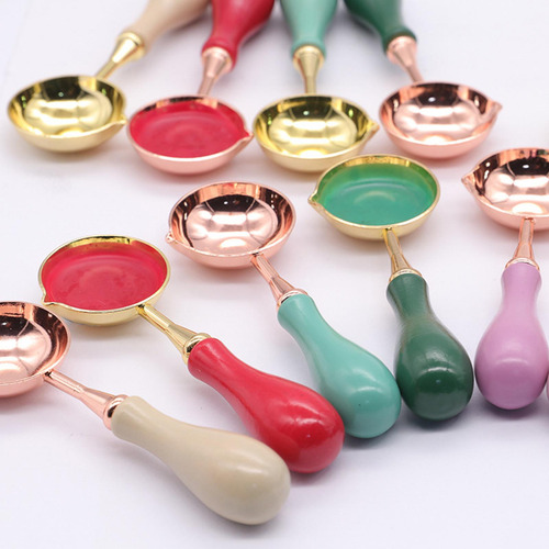Cuchara Para Derretir Sellos De Estilo Vintage Para Rojo