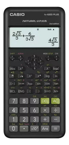 Calculadora Cientifica Casio Fx-570esplus-2 Oficina-facultad Color Negro