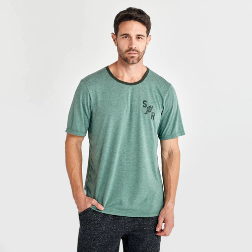 Remera Saucony Rested Green Hombre Running Palermo Tenis